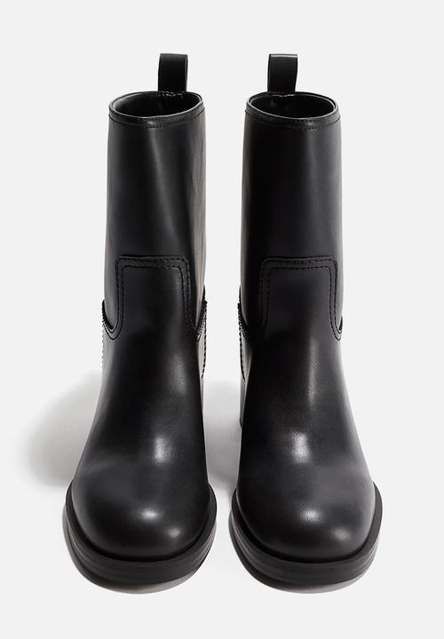 H&M - Block-heeled ankle boots - black
