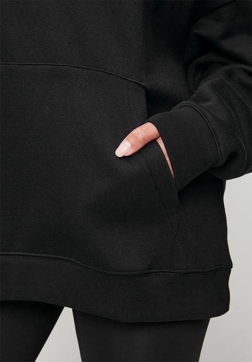 PUMA - Plus Ess No. 1 Logo Comfort Hoodie Fl W - Puma Black