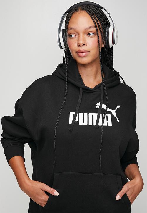 PUMA - Plus Ess No. 1 Logo Comfort Hoodie Fl W - Puma Black