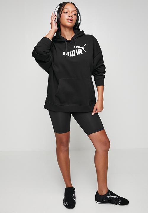 PUMA - Plus Ess No. 1 Logo Comfort Hoodie Fl W - Puma Black