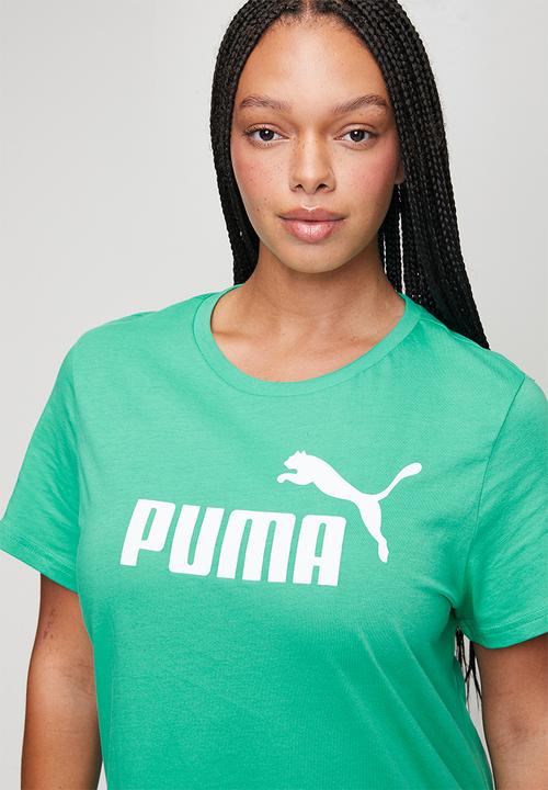 PUMA - Plus Ess No. 1 Logo Tee (S) Vibrant Green - Vibrant Green