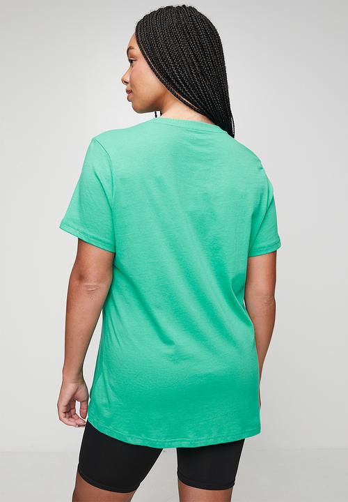 PUMA - Plus Ess No. 1 Logo Tee (S) Vibrant Green - Vibrant Green