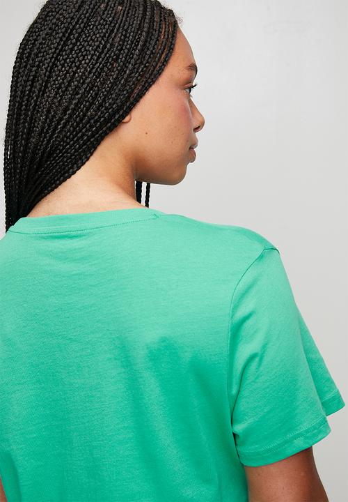 PUMA - Plus Ess No. 1 Logo Tee (S) Vibrant Green - Vibrant Green