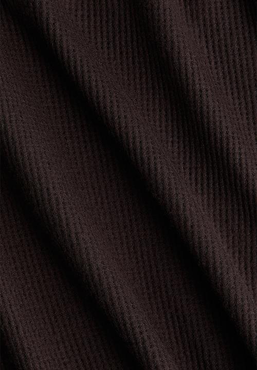 H&M - Waffled drawstring trousers - dark brown