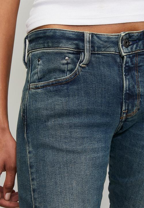 G-STAR - Helyx 3D Slim Wmn - Antique blueschist