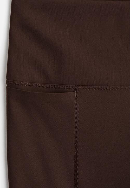 H&M - Running leggings with shapemove™ - warm brown