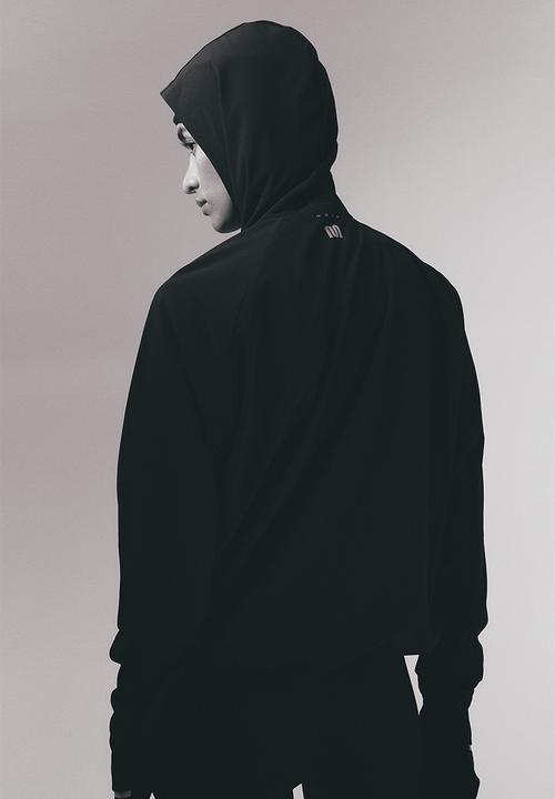H&M - Zip-top running jacket with drymove™ - black young hearts