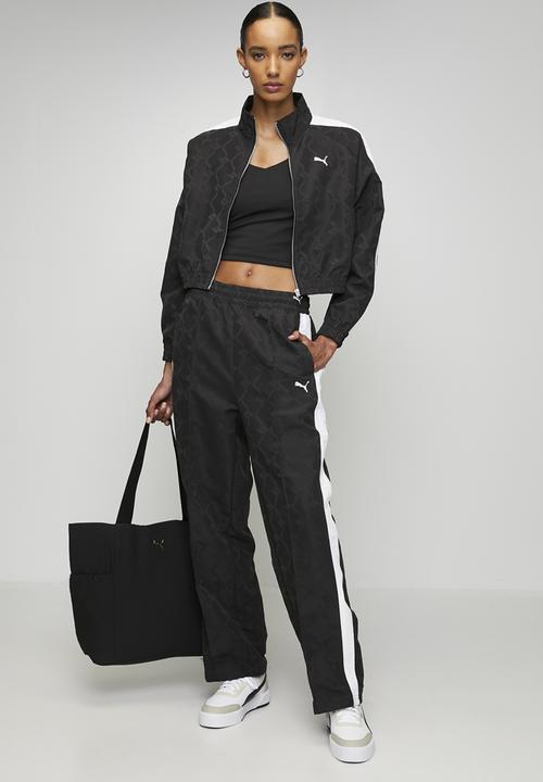 PUMA - T7 Jacquarded Woven Track Pants Op - Puma Black