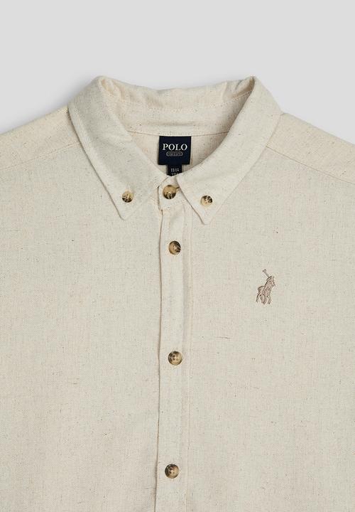 POLO - Boys thulani long sleeve shirt - natural