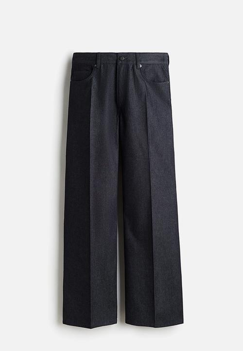 H&M - Crease-leg jeans - dark denim blue