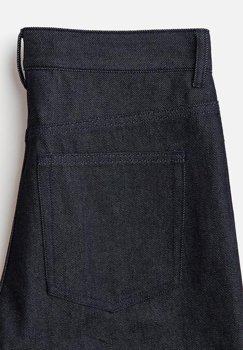 H&M - Crease-leg jeans - dark denim blue