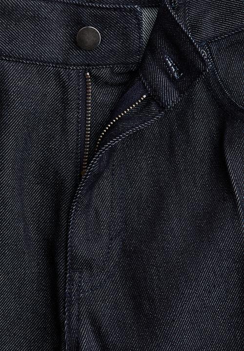 H&M - Crease-leg jeans - dark denim blue
