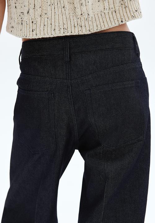 H&M - Crease-leg jeans - dark denim blue