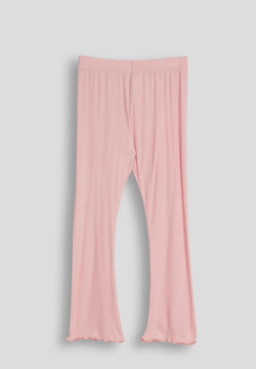 Pop Candy - Sweat top with ribbed leggings - pink/stripes
