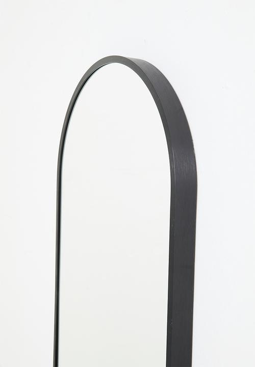 H&S - Ollie oval mirror - Black