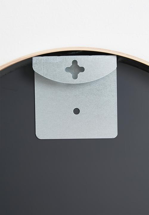 H&S - Ollie oval mirror - Black