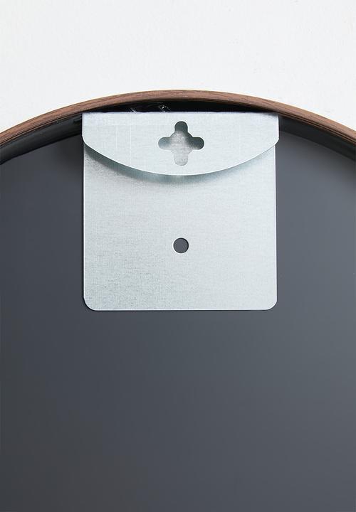 H&S - Ollie full length oval mirror - Walnut