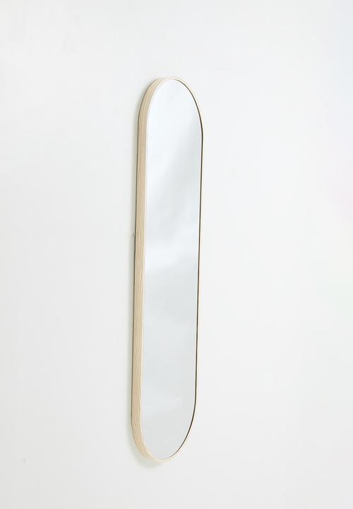 H&S - Ollie full length oval mirror - Natural