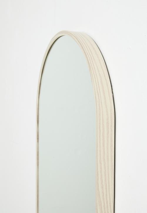 H&S - Ollie full length oval mirror - Natural
