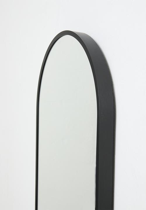 H&S - Ollie full length oval mirror - Black