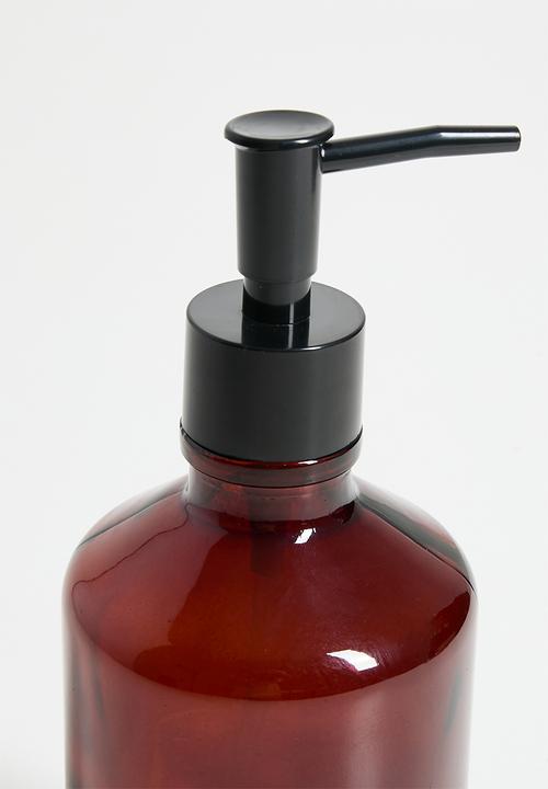 Bathroom Solutions - 450ml Glass Dispenser - Amber