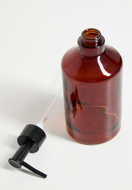 Bathroom Solutions - 450ml Glass Dispenser - Amber