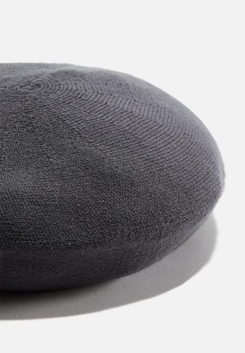 H&M - Knitted beret - dark grey