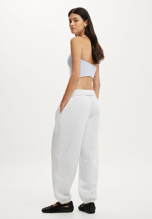 Cotton On - Plush Boyfriend Jogger - Cloudy Grey Marle