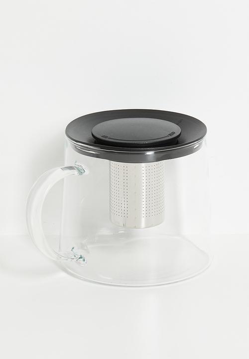 Excellent Houseware - Teapot with strainer - Clear