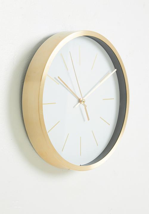 H&S - Timeless Wall Clock - White