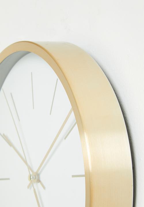 H&S - Timeless Wall Clock - White