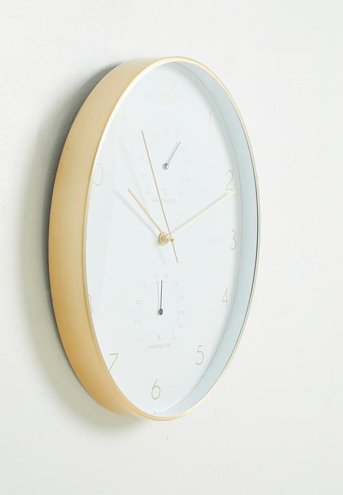 H&S - Multi Wall Clock - White