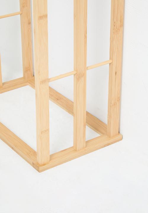 Bathroom Solutions - 3 Tier Bamboo Towel Rack