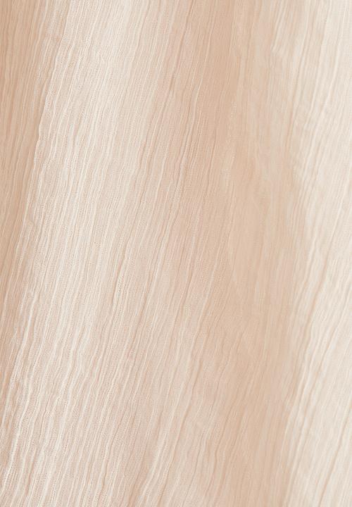 H&M - Tie-neck blouse - powder pink