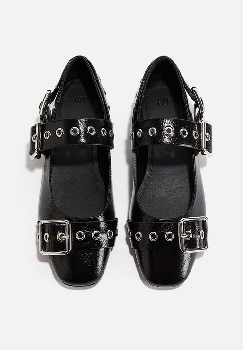 H&M - Buckle-detail mary janes - black
