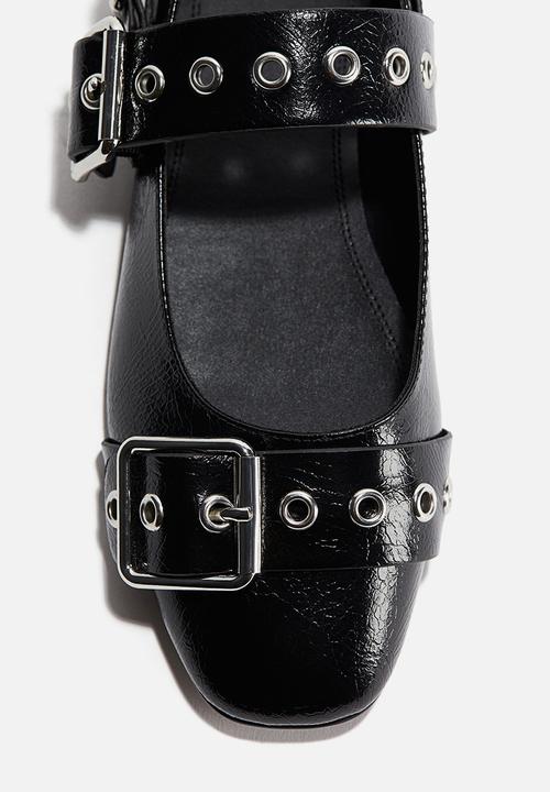 H&M - Buckle-detail mary janes - black