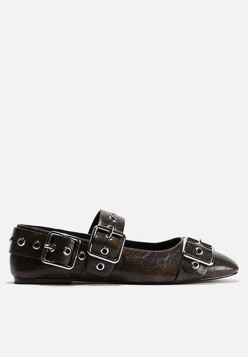 H&M - Buckle-detail mary janes - black