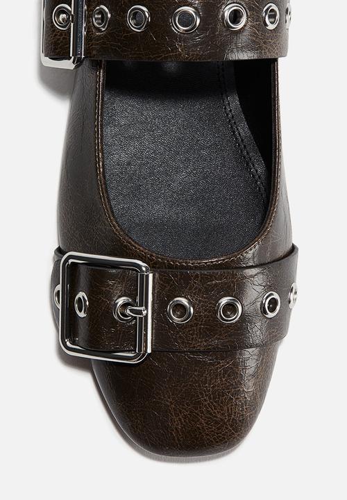 H&M - Buckle-detail mary janes - black