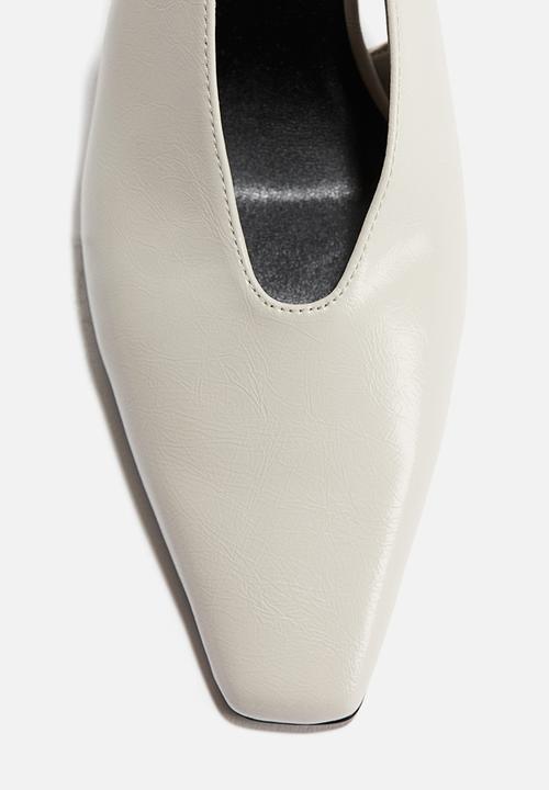 H&M - Heeled slingbacks - light beige