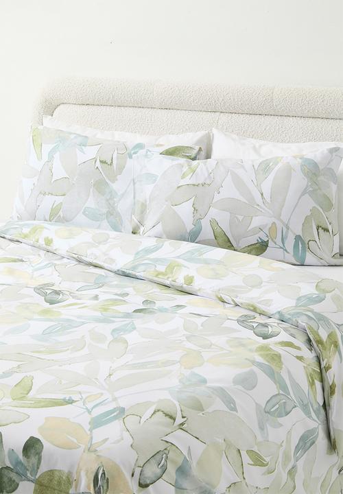 Horrockses - Watercolor Garden Duvet set -Multi