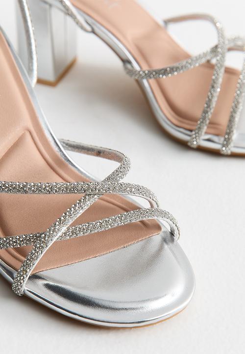 New Look - Surprise block heel - silver