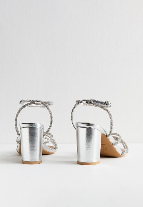 New Look - Surprise block heel - silver