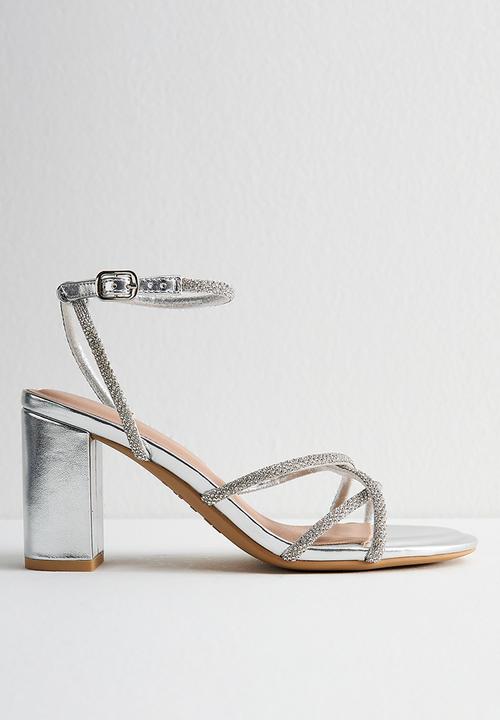 New Look - Surprise block heel - silver