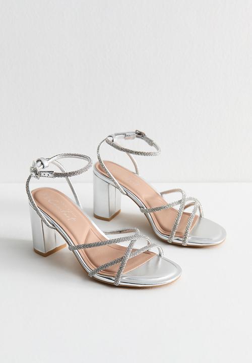 New Look - Surprise block heel - silver