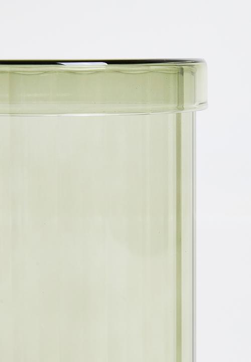 Bathroom Solutions - Regal Glass Storage Jar & Lid 550ml -Matcha