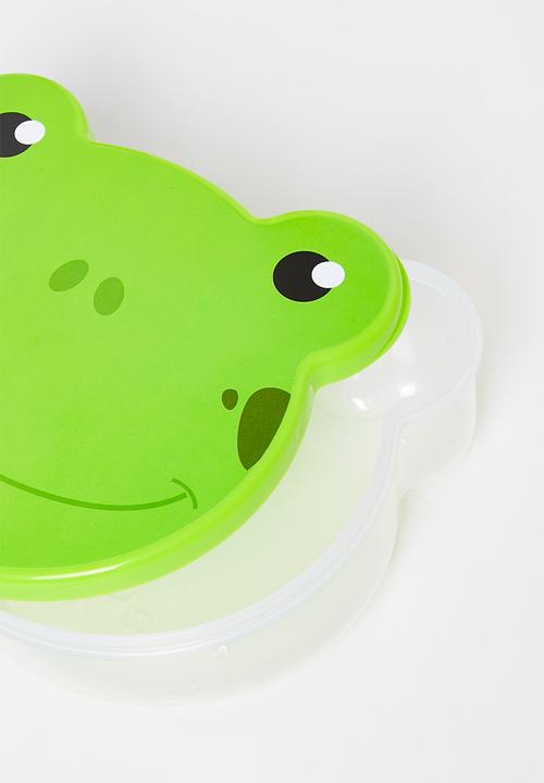 Excellent Houseware - Frog food storage set of 4 - Green