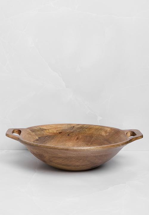 Wooden Fruit Bowl - Natural