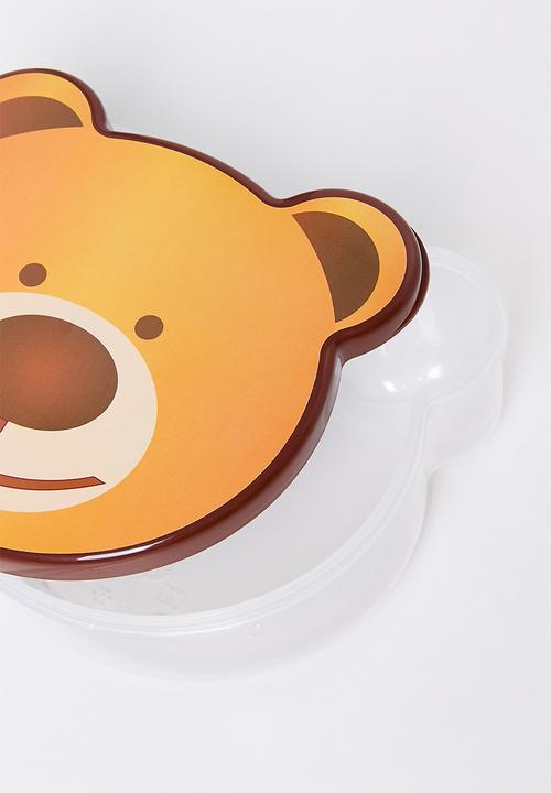 Excellent Houseware - Bear food storage set of 4 - Brown