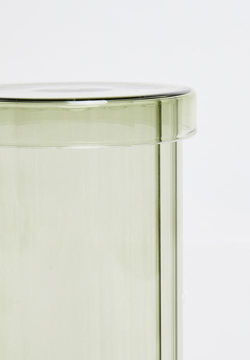 Bathroom Solutions - Regal Glass Storage Jar & Lid Large -Matcha
