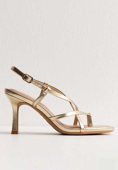 New Look - Solder strap heel - gold
